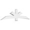 Ekena Millwork Davenport Architectural Grade PVC Gable Bracket, 96"W x 24"H x 4"D x 6"F, 6/12 Pitch GBP096X24X0406DAV00 - alternate 1